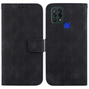 For Tecno Pova 4G / LD7 Double 8-shaped Embossed Leather Phone Case(Black)