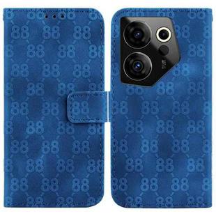 For Tecno Camon 20 Premier 5G Double 8-shaped Embossed Leather Phone Case(Blue)