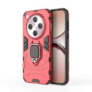 For OPPO Find X8 5G PC + TPU Shockproof Protective Phone Case with Magnetic Ring Holder(Red)