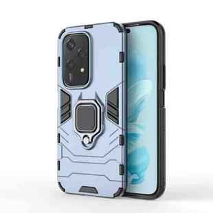 For Honor 200 Lite Global PC + TPU Shockproof Protective Phone Case with Magnetic Ring Holder(Navy Blue)