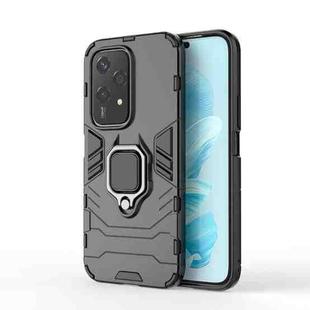For Honor 200 Lite Global PC + TPU Shockproof Protective Phone Case with Magnetic Ring Holder(Black)