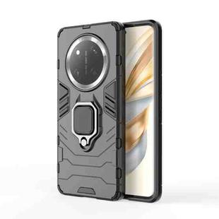 For Honor X60 Pro 5G PC + TPU Shockproof Protective Phone Case with Magnetic Ring Holder(Black)