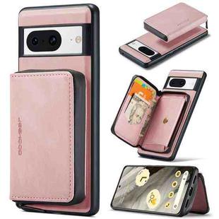 For Google Pixel 8 JEEHOOD Magnetic Zipper Wallet Phone Leather Case(Pink)