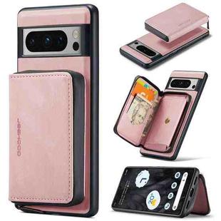 For Google Pixel 8 Pro JEEHOOD Magnetic Zipper Wallet Phone Leather Case(Pink)