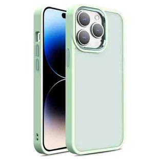 For iPhone 15 Pro Max Shield Skin Feel PC + TPU Phone Case(Matcha Green)