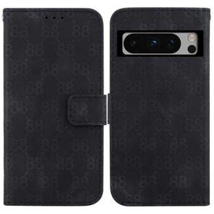 For Google Pixel 8 Pro Double 8-shaped Embossed Leather Phone Case(Black)