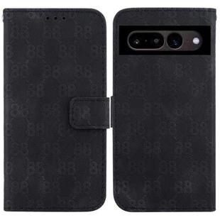 For Google Pixel 7 Pro 5G Double 8-shaped Embossed Leather Phone Case(Black)