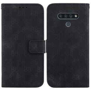 For LG Stylo 6 / K71 Double 8-shaped Embossed Leather Phone Case(Black)