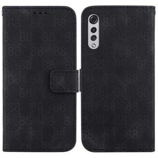 For LG Velvet 4G / 5G / G9 Double 8-shaped Embossed Leather Phone Case(Black)