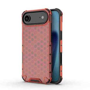 For iPhone 17 Air Honeycomb Shockproof Phone Case(Red)