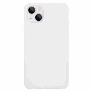 Solid Silicone Phone Case For iPhone 15(White)