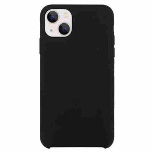 Solid Silicone Phone Case For iPhone 15(Black)