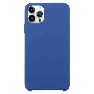 Solid Silicone Phone Case For iPhone 15 Pro(Blue)