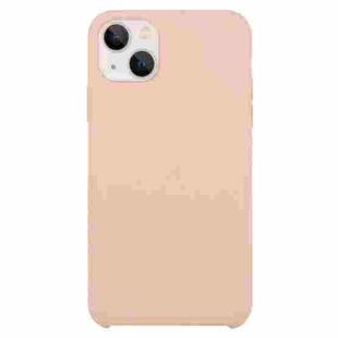 Solid Silicone Phone Case For iPhone 15 Plus(Pink)