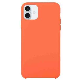 For iPhone 16 Plus Solid Silicone Phone Case(Orange)