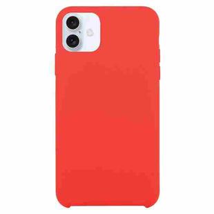 For iPhone 16 Plus Solid Silicone Phone Case(Red)