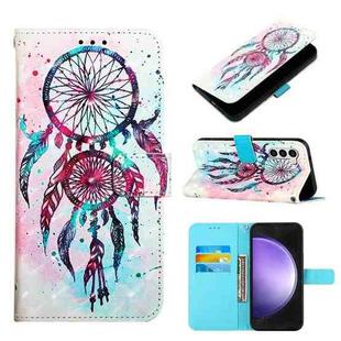 For Samsung Galaxy S24+ 5G 3D Painting Horizontal Flip Leather Phone Case(Color Drop Wind Chimes)
