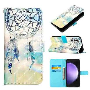 For Samsung Galaxy S24 5G 3D Painting Horizontal Flip Leather Phone Case(Dream Wind Chimes)