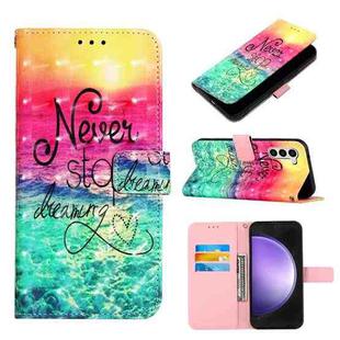 For Samsung Galaxy S24 5G 3D Painting Horizontal Flip Leather Phone Case(Chasing Dreams)