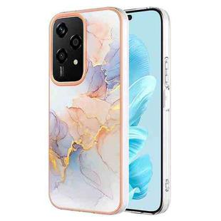 For Honor 200 Lite Global Electroplating IMD TPU Phone Case(White Marble)