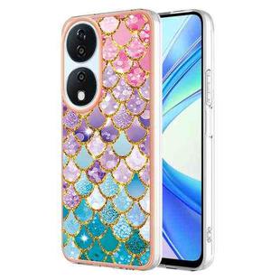 For Honor X7b 4G / X7b 5G Electroplating IMD TPU Phone Case(Colorful Scales)