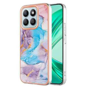 For Honor X8b Electroplating IMD TPU Phone Case(Blue Marble)