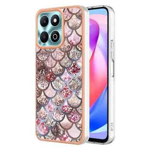 For Honor X6b Electroplating IMD TPU Phone Case(Pink Scales)