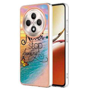 For OPPO Reno12 F 5G Electroplating IMD TPU Phone Case(Dream Butterfly)