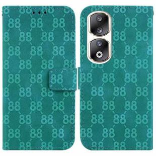 For Honor X5 Double 8-shaped Embossed Leather Phone Case(Green)