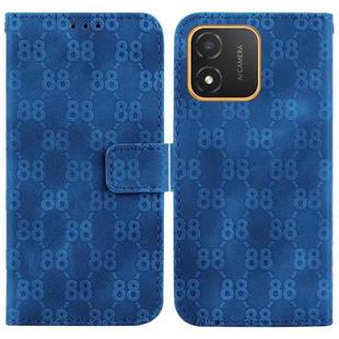 For Honor 80 SE Double 8-shaped Embossed Leather Phone Case(Blue)