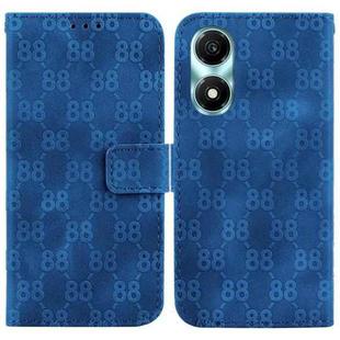 For Honor X5 Plus / Play 40C Double 8-shaped Embossed Leather Phone Case(Blue)