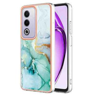 For OPPO A80 5G / A3 Pro Global Electroplating Marble Dual-side IMD Phone Case(Green 003)