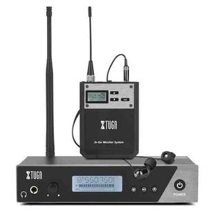XTUGA  IEM1100 Professional Wireless In Ear Monitor System 1 BodyPacks(US Plug)