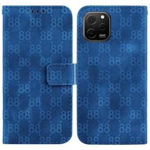 For Huawei nova Y61 / Enjoy 50z Double 8-shaped Embossed Leather Phone Case(Blue)