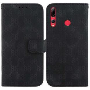 For Huawei P Smart Z / Y9 Prime 2019 Double 8-shaped Embossed Leather Phone Case(Black)