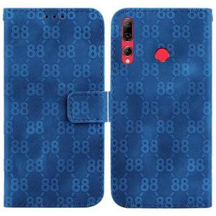 For Huawei P Smart+ 2019 / Enjoy 9s Double 8-shaped Embossed Leather Phone Case(Blue)