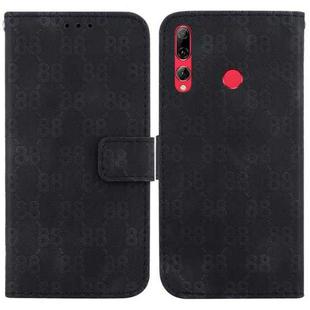 For Huawei P Smart+ 2019 / Enjoy 9s Double 8-shaped Embossed Leather Phone Case(Black)