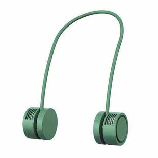 DQ209 Portable Hanging Neck Mute Aroma Diffuser Small Fan(Green)