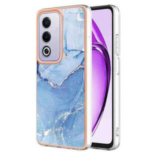 For OPPO A80 5G / A3 Pro Global Electroplating Marble Dual-side IMD Phone Case(Blue 018)