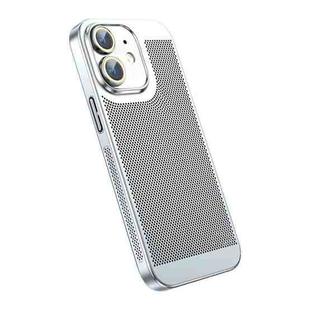 For iPhone 12 Ice Sense Heat Dissipation Electroplating PC Phone Case(Silver)