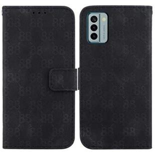 For Nokia X30 Double 8-shaped Embossed Leather Phone Case(Black)