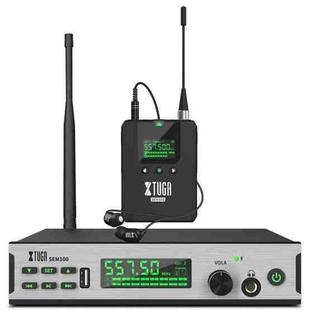 XTUGA SEM100 Professional Wireless In Ear Monitor System 1 BodyPacks(US Plug)