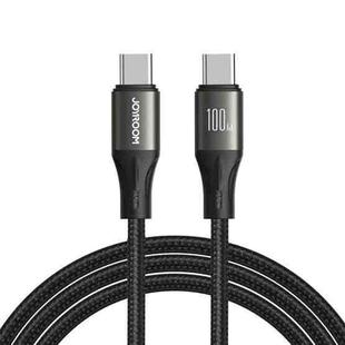 JOYROOM SA25-CC5 100W USB-C/Type-C to USB-C/Type-C Fast Charge Data Cable, Length:1.2m(Black)