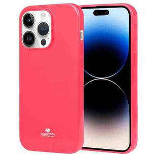 For iPhone 15 Pro Max GOOSPERY PEARL JELLY Shockproof TPU Phone Case(Rose Red)
