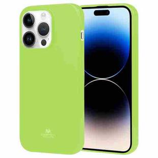 For iPhone 15 Pro Max GOOSPERY PEARL JELLY Shockproof TPU Phone Case(Grass Green)