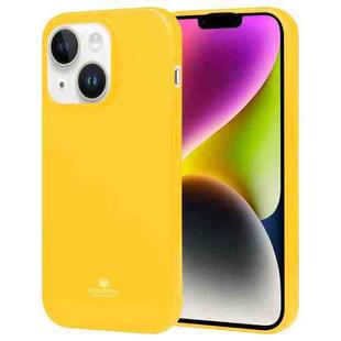 For iPhone 15 Plus GOOSPERY PEARL JELLY Shockproof TPU Phone Case(Yellow)