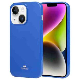 For iPhone 15 Plus GOOSPERY PEARL JELLY Shockproof TPU Phone Case(Royal Blue)