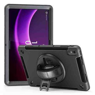 For Lenovo Tab P11 2nd Gen Multifunctional Three Proof Holder Tablet Case(Black)