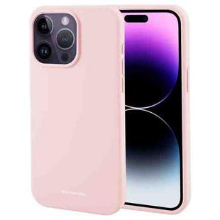 For iPhone 15 Pro Max GOOSPERY SILICONE Silky Soft TPU Phone Case(Pink)