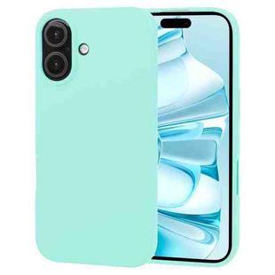 For iPhone 16 Plus GOOSPERY SOFT FEELING Liquid TPU Soft Phone Case(Mint Green)